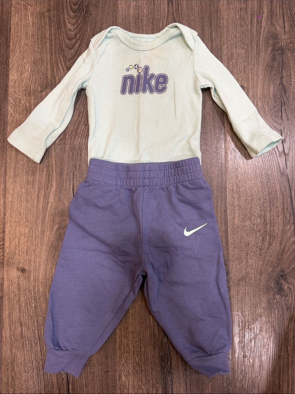 Nike Kids Lavender Purple Jogger Pants with Swoosh